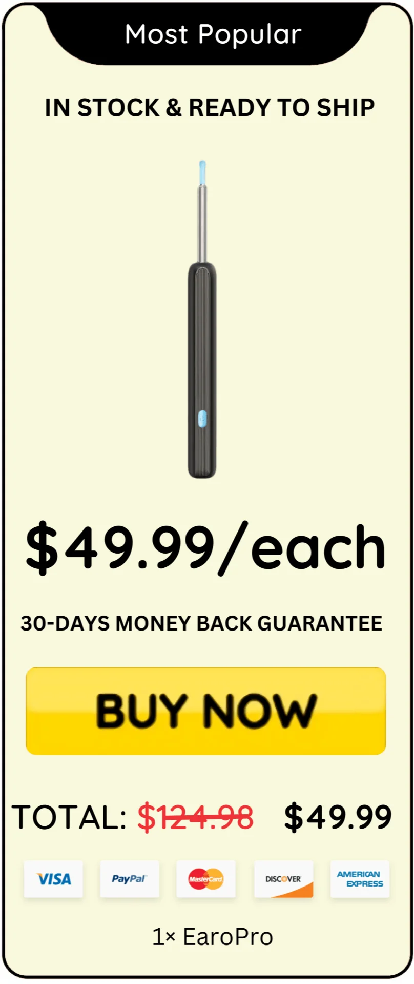 earopro 1 piece price